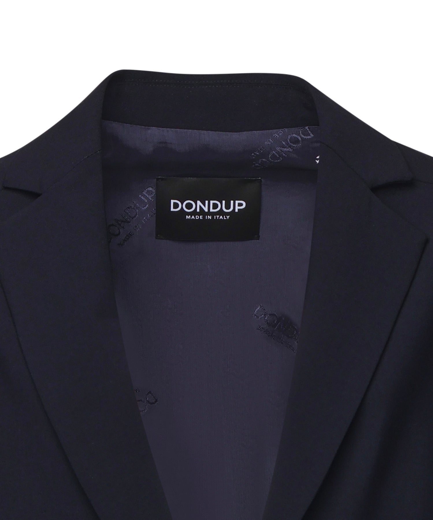 Smanicato monopetto in denim e tela di lana DJ726 DS0345MLQ1800 DONDUP 