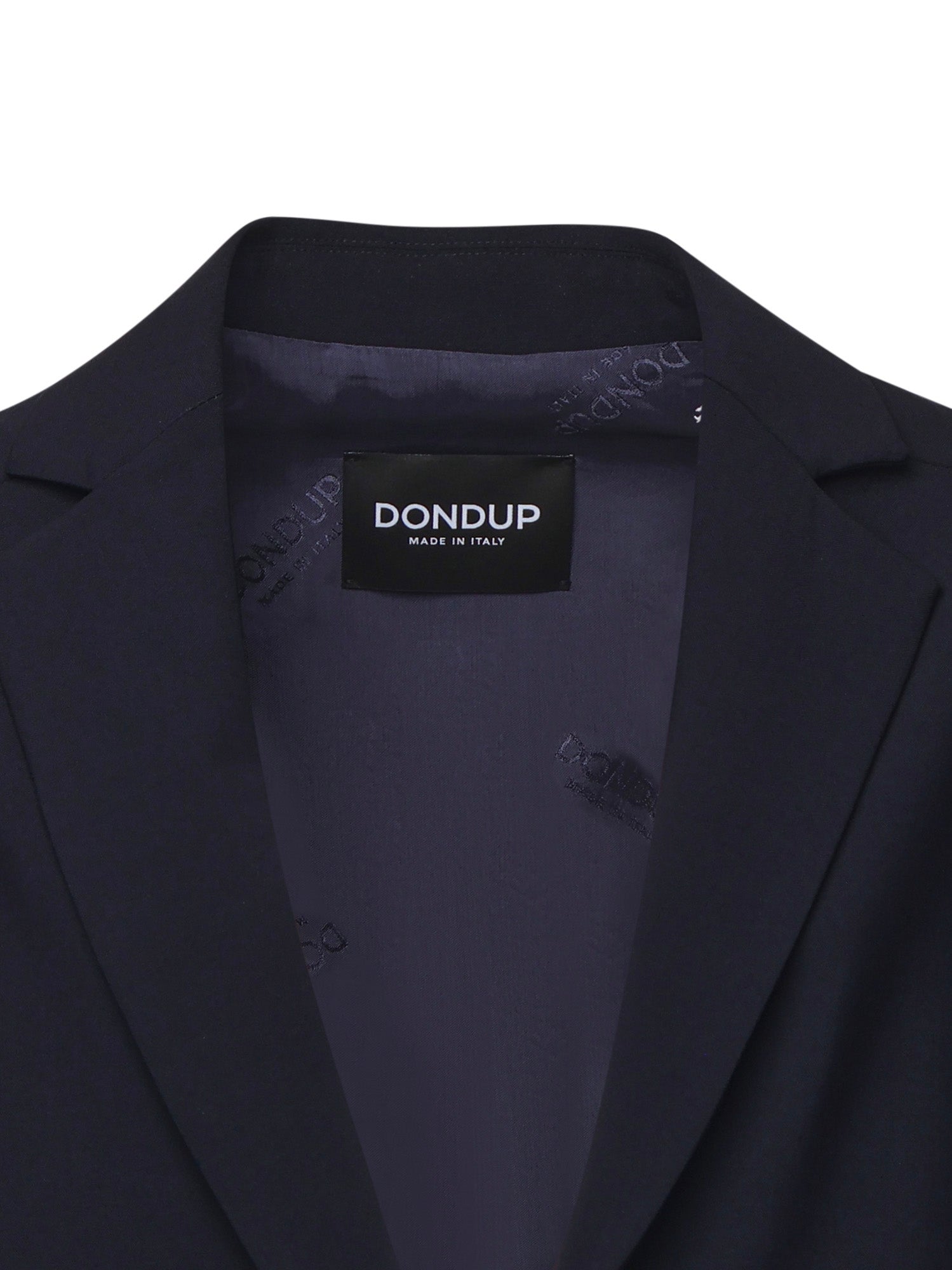 Smanicato monopetto in denim e tela di lana DJ726 DS0345MLQ1800 DONDUP 