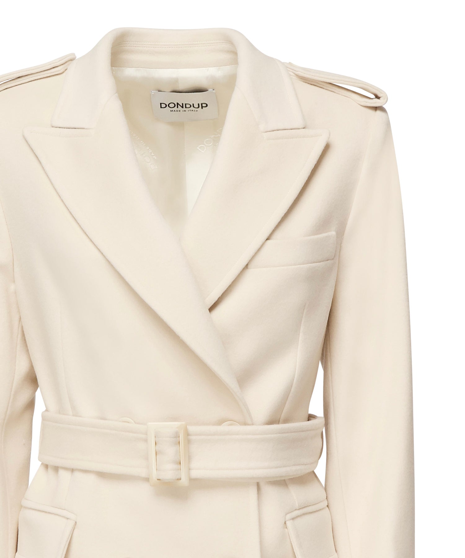 Cappotto lungo in lana e cashmere DJ743 WF0187DXXX004 DONDUP 