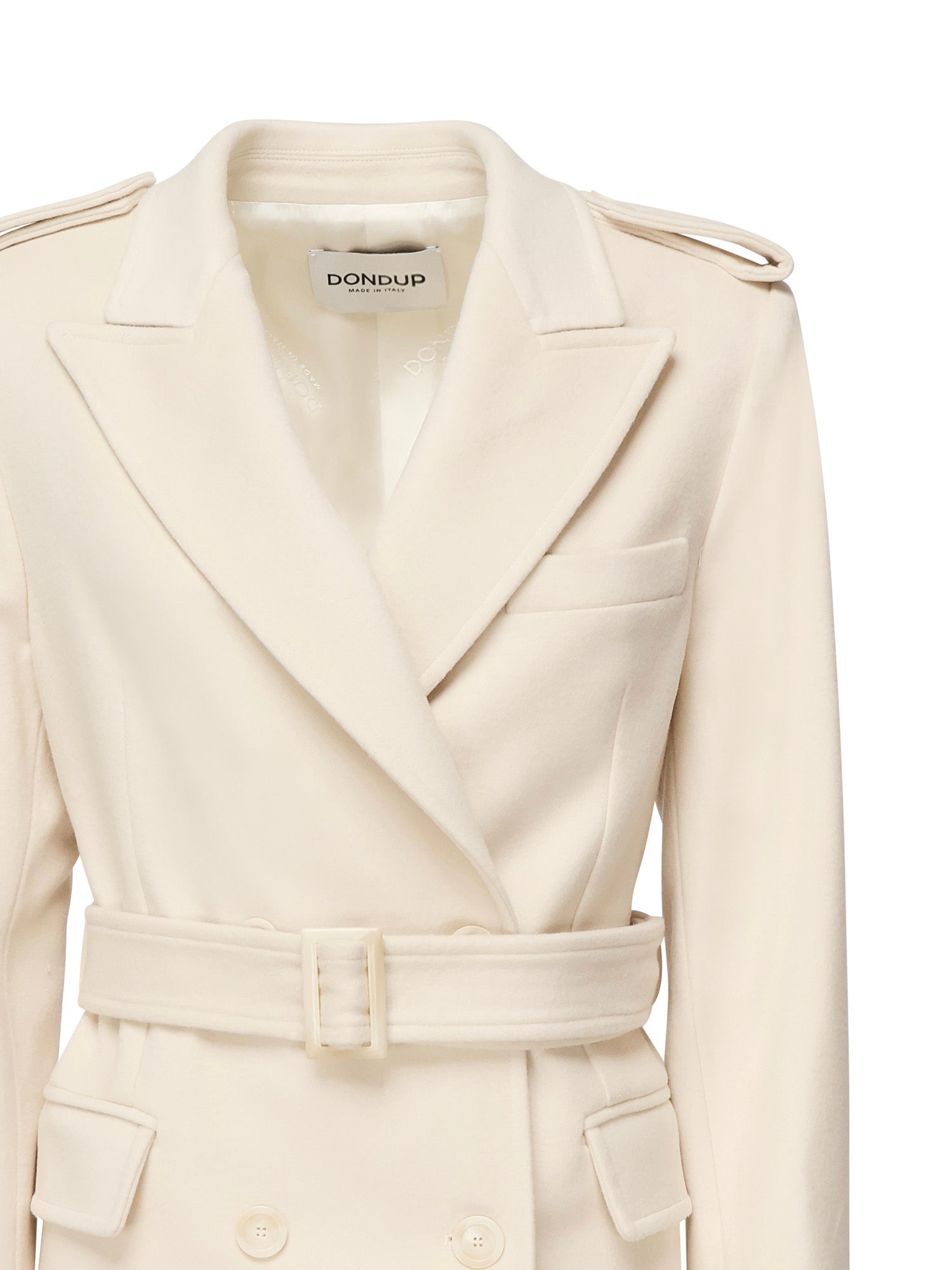 Cappotto lungo in lana e cashmere DJ743 WF0187DXXX004 DONDUP 