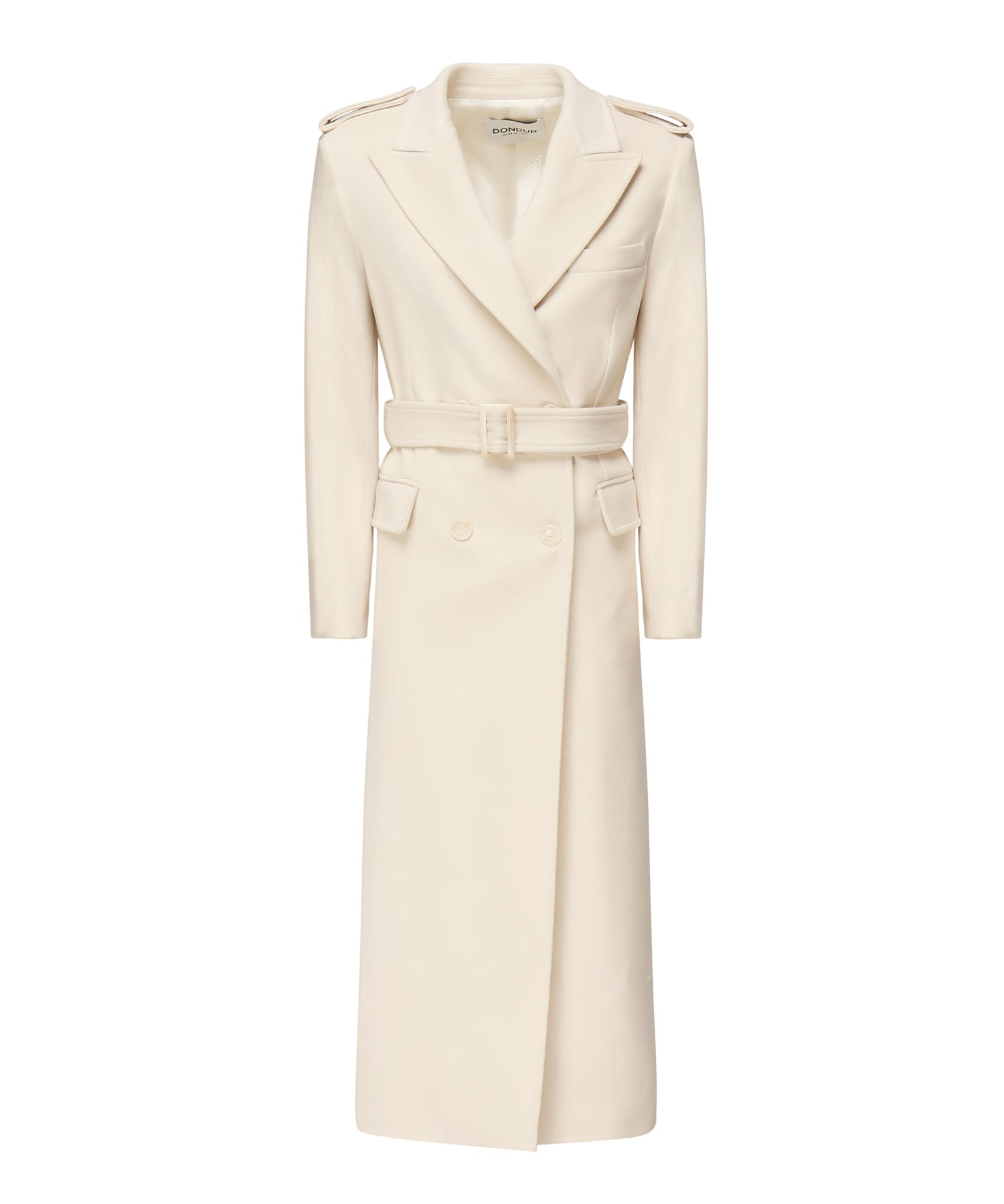 Cappotto lungo in lana e cashmere DJ743 WF0187DXXX004 DONDUP 