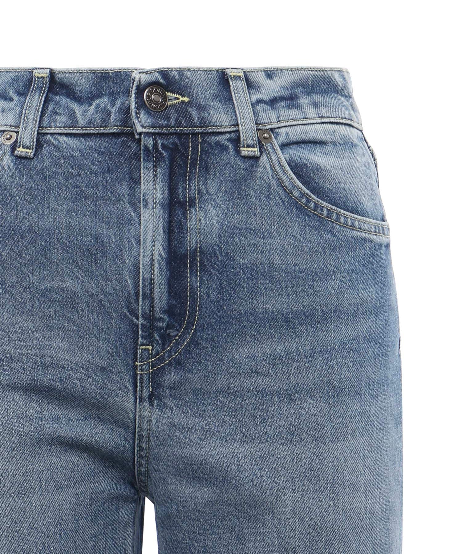 Jeans Amber in denim<BR/> DP619 DSE370DLI7800 DONDUP 