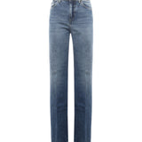 Jeans Amber in denim<BR/> DP619 DSE370DLI7800 DONDUP 