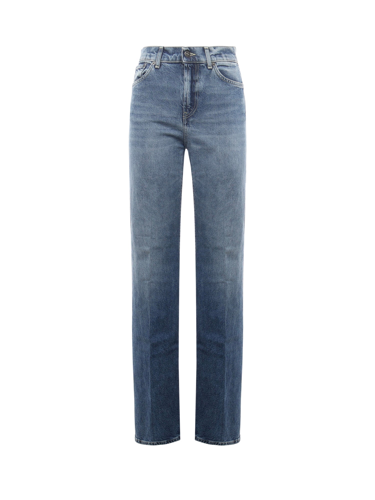 Jeans Amber in denim<BR/> DP619 DSE370DLI7800 DONDUP 