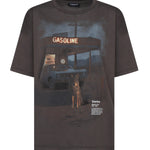 T-shirt con stampa DS034 JF0350DLP3999 DONDUP 