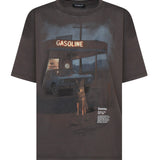 T-shirt con stampa DS034 JF0350DLP3999 DONDUP 