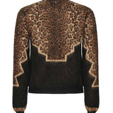 Pullover con stampa animalier DT390 M00972D2999 DONDUP 