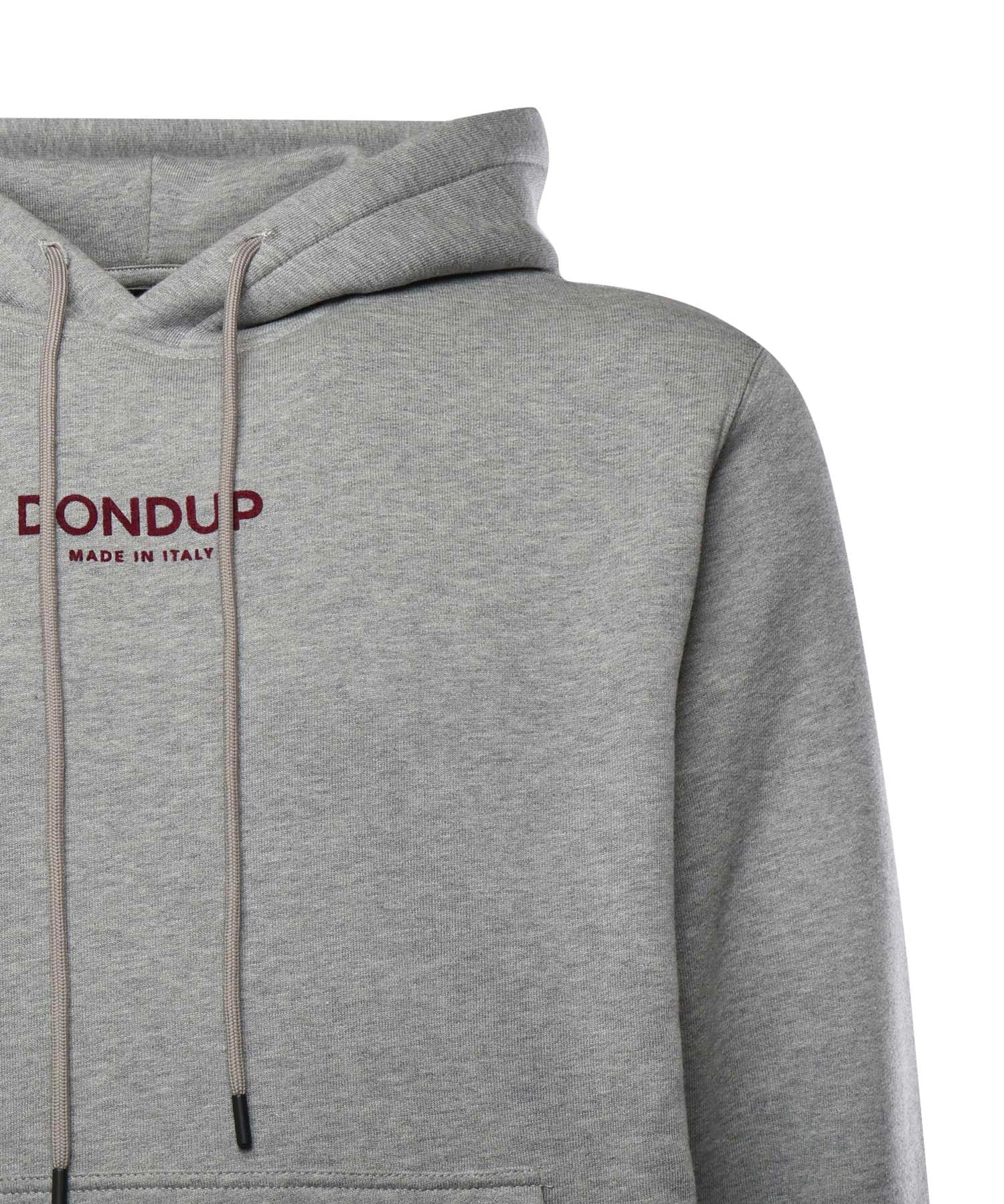 Felpa con cappuccio in cotone UF649 KF0196ULO8920 DONDUP 