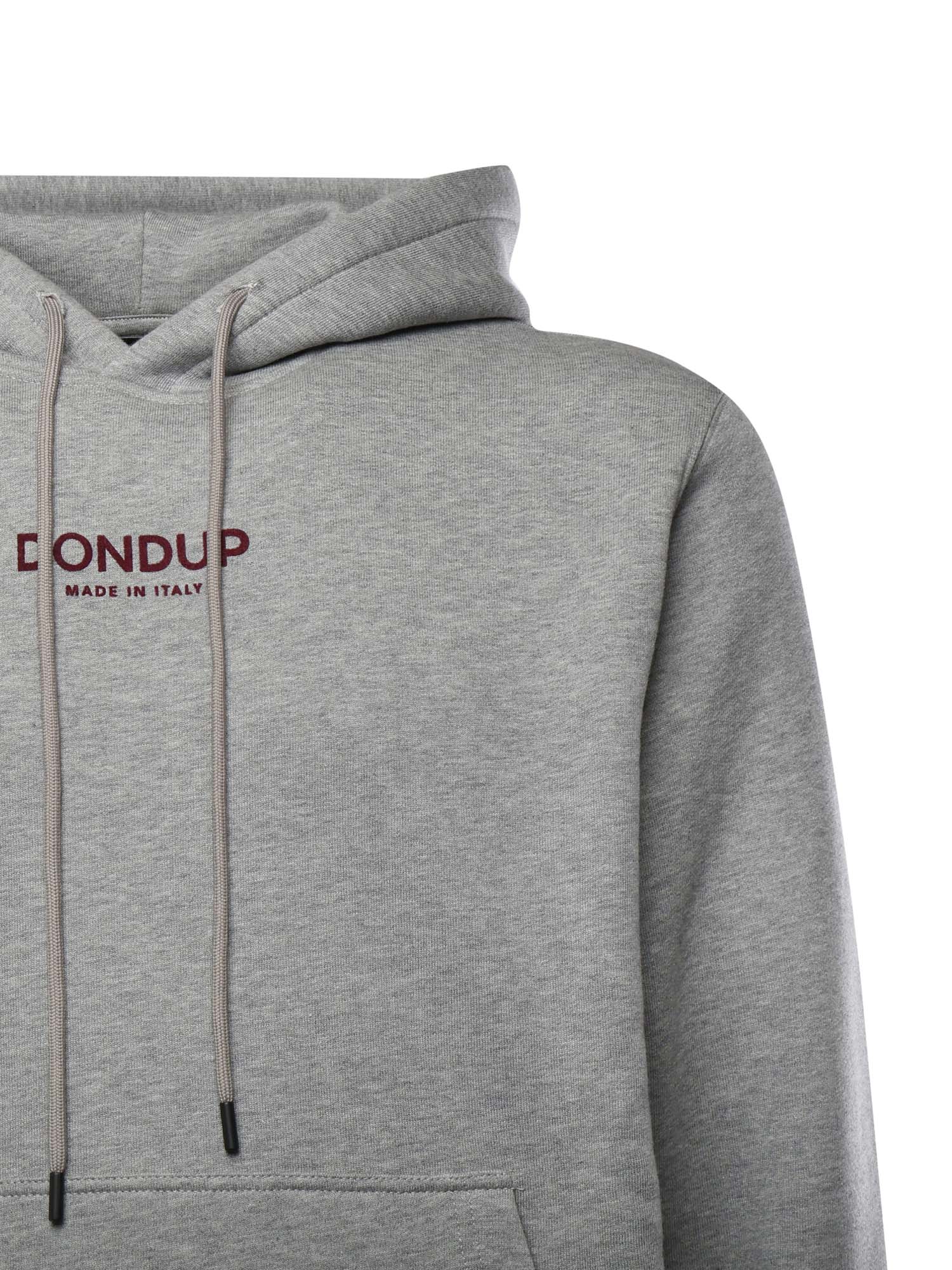 Felpa con cappuccio in cotone UF649 KF0196ULO8920 DONDUP 