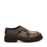 Mocassino doppia fibbia in pelle DU2738PHILUF205 TM39 DOUCAL'S 