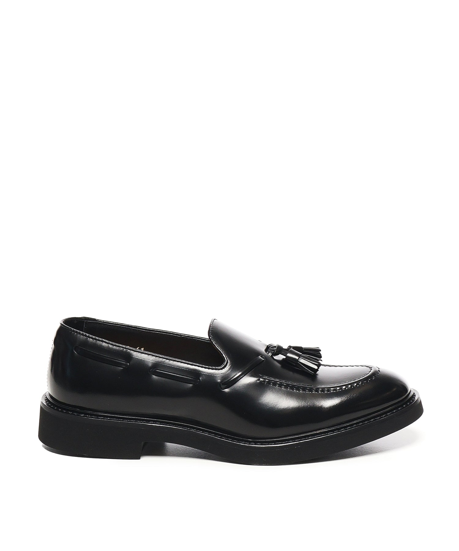 Mocassino con nappine in pelle DU3339VEROUF007 NN00 DOUCAL'S 