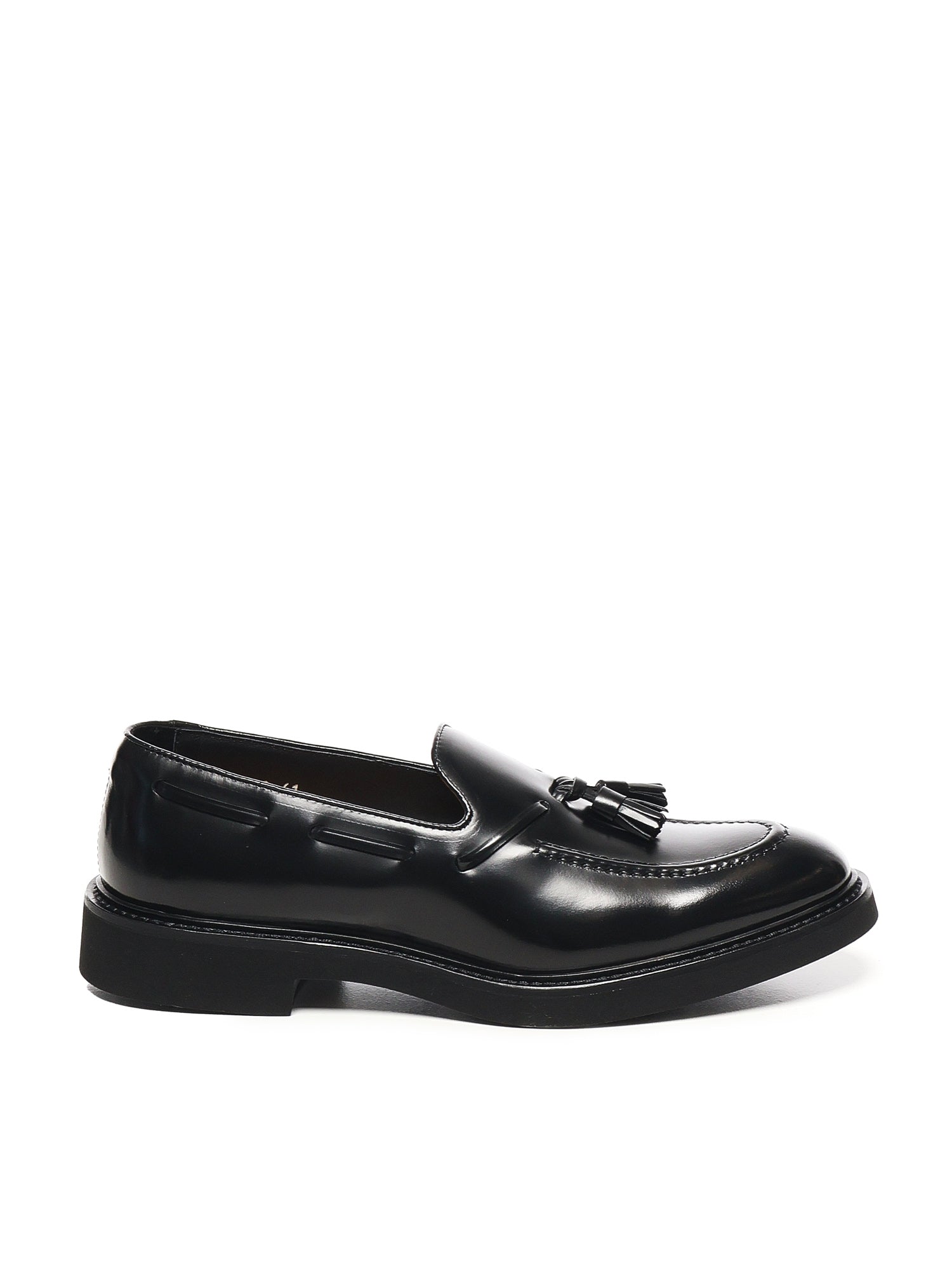Mocassino con nappine in pelle DU3339VEROUF007 NN00 DOUCAL'S 