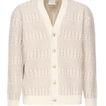 Cardigan Torsades<BR/> HCA160WO018 OW Drôle de Monsieur 