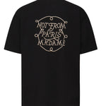 T-shirt Slogan Tresses<BR/> HTS259CO134 BL Drôle de Monsieur 