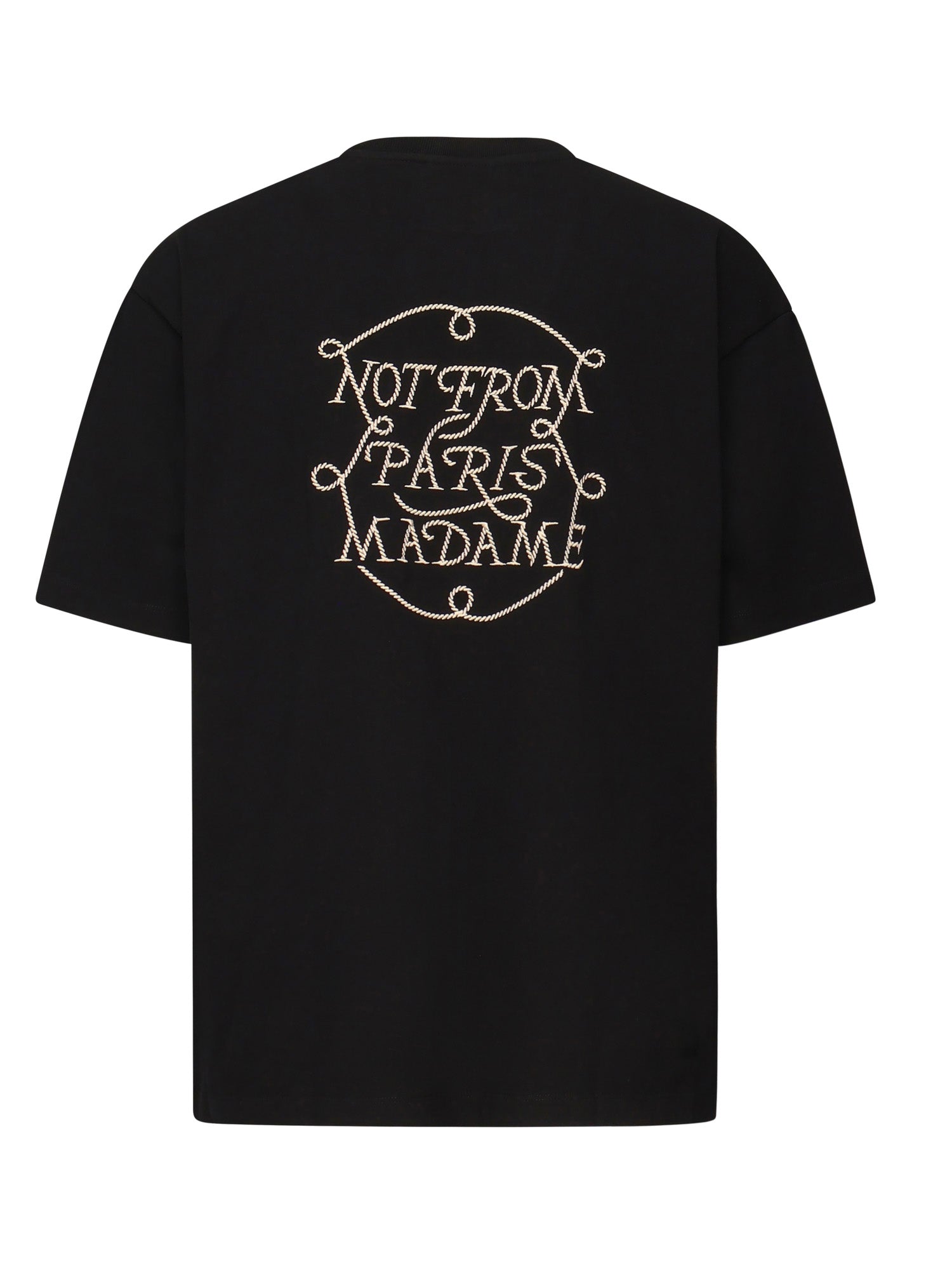 T-shirt Slogan Tresses<BR/> HTS259CO134 BL Drôle de Monsieur 