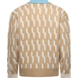 Cardigan "Le Cardigan Torsades" in lana ICA157WO018 OW Drôle de Monsieur 