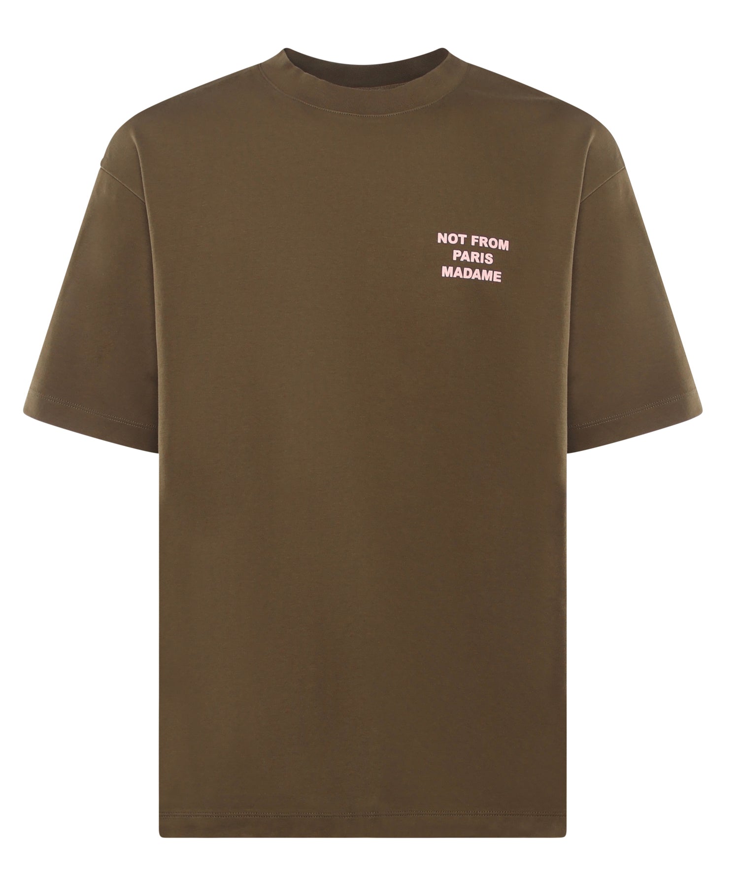 T-shirt "Le T-shirt Slogan" in cotone<BR/> ITS203CO002 KK Drôle de Monsieur 