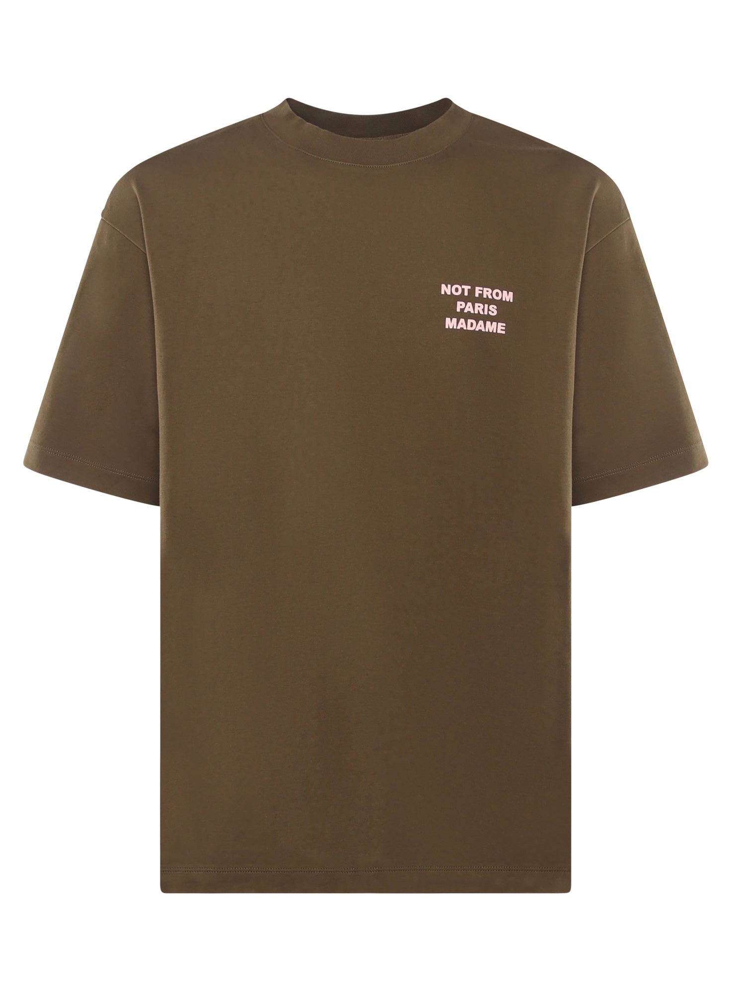 T-shirt "Le T-shirt Slogan" in cotone<BR/> ITS203CO002 KK Drôle de Monsieur 