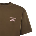 T-shirt "Le T-shirt Slogan" in cotone<BR/> ITS203CO002 KK Drôle de Monsieur 