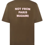 T-shirt "Le T-shirt Slogan" in cotone<BR/> ITS203CO002 KK Drôle de Monsieur 