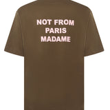 T-shirt "Le T-shirt Slogan" in cotone<BR/> ITS203CO002 KK Drôle de Monsieur 