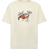 T-shirt "Le T-shirt Homard" in cotone ITS277CO195 OW Drôle de Monsieur 