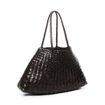 Borsa santa croce big 8892 DARK BROWN DRAGON DIFFUSION 