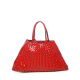 Borsa "Santa croce small" in pelle 8893 PATENT RED DRAGON DIFFUSION 