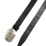 Cintura vintage con placca logo BEM0671 M4162 DSQUARED2 