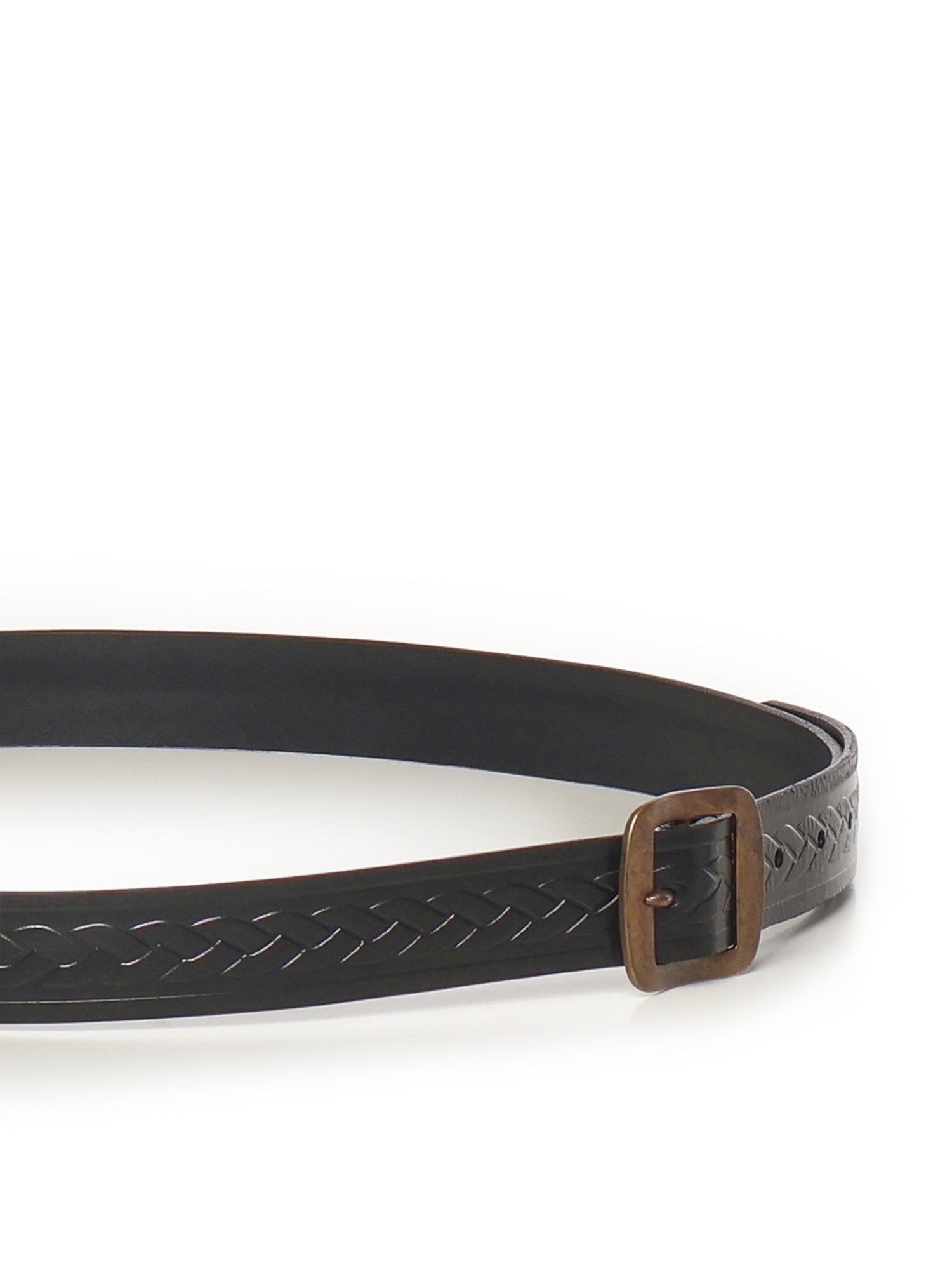 Cintura in pelle intrecciata BEM0673 M916 DSQUARED2 