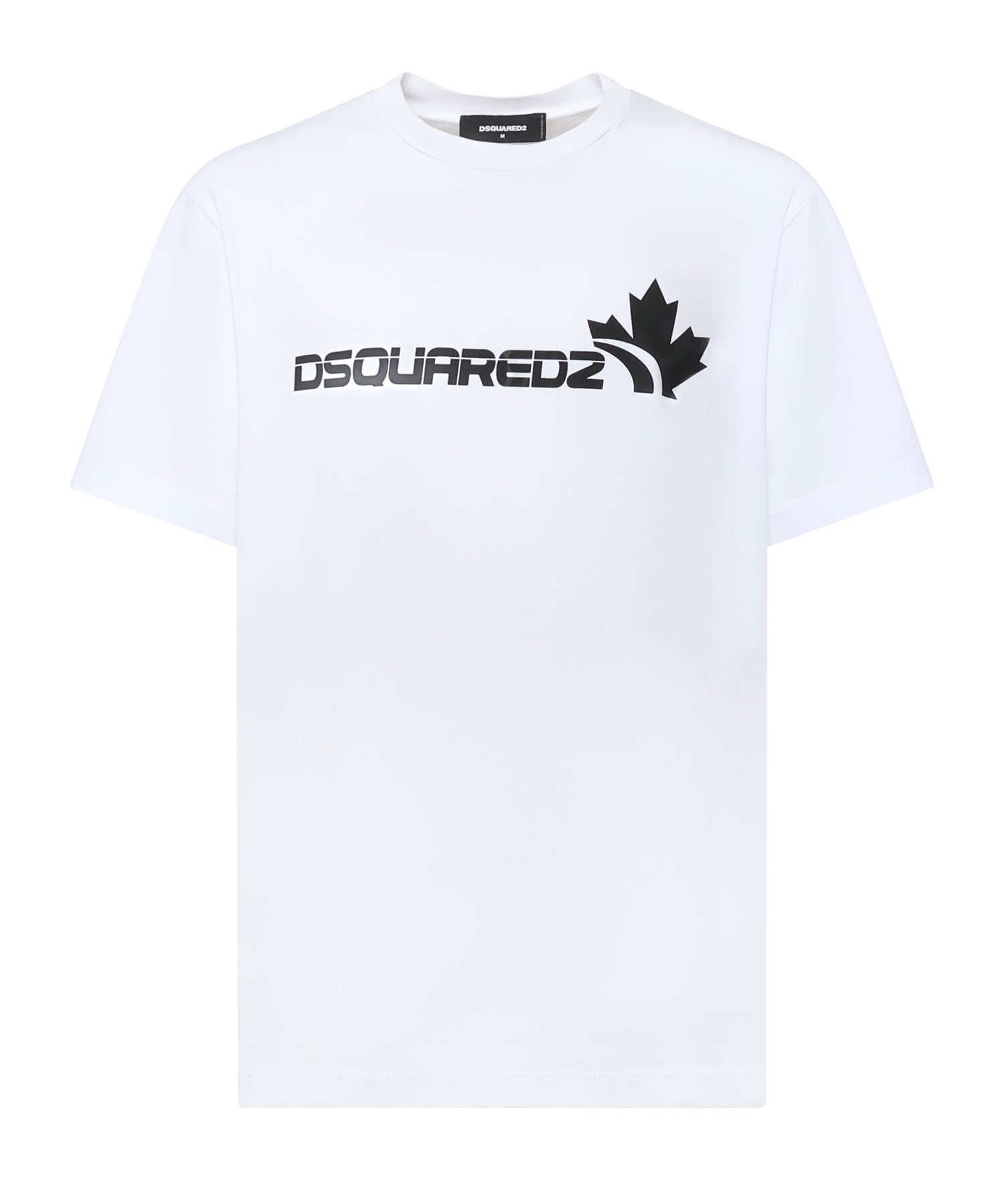 T-shirt in cotone con logo S71GD1629 D20020100 DSQUARED2 