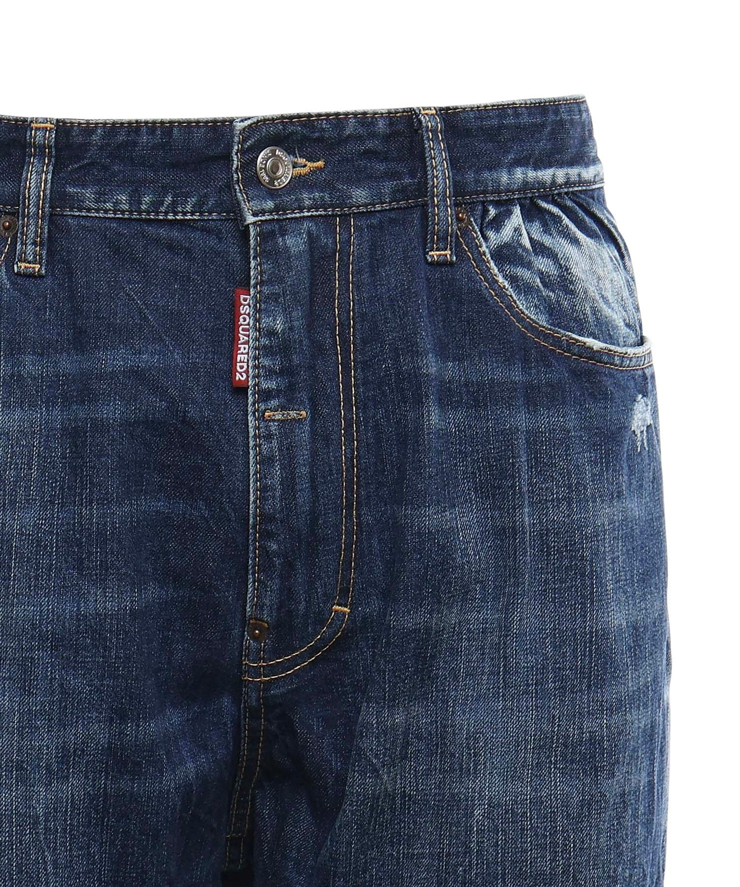 Jeans bow leg in denim S71LB1637 D30011470 DSQUARED2 