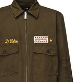 Giacca con zip e logo<BR/> S74AM1581 S41794728 DSQUARED2 