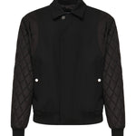 Bomber con maniche trapuntate S74AM1596 S40320900 DSQUARED2 