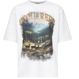 T-shirt 'Loose fit Canada'<BR/> S74GD1467 S24583100 DSQUARED2 
