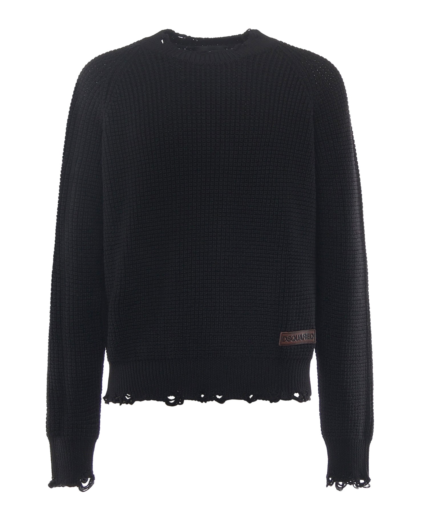 Maglione 'Destroyed' in lana S74HA1446 D13040900 DSQUARED2 