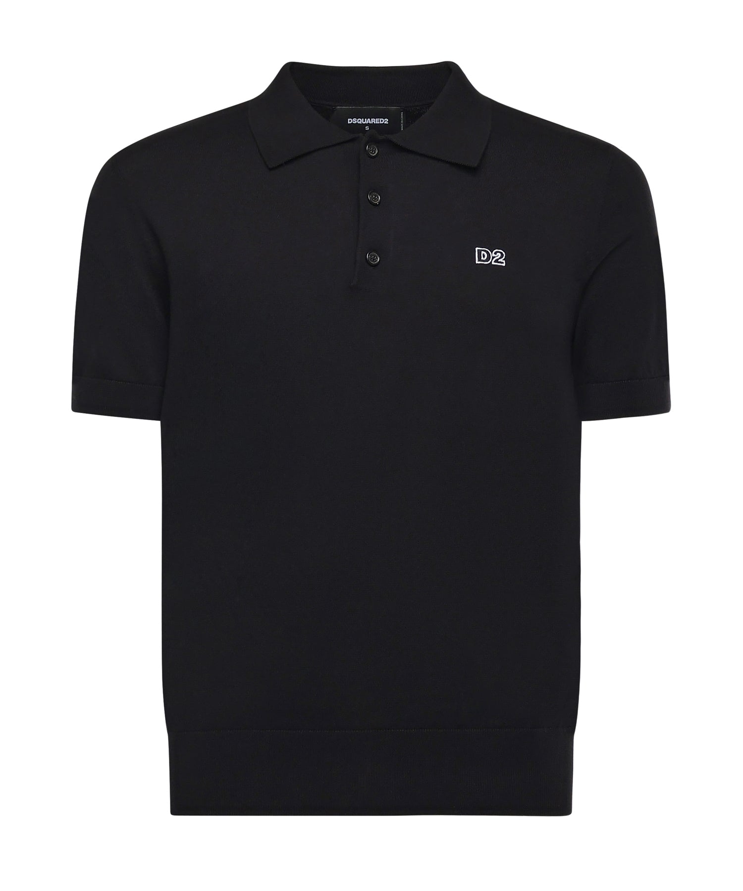 Polo con ricamo logo S74HA1452 D13018900 DSQUARED2 