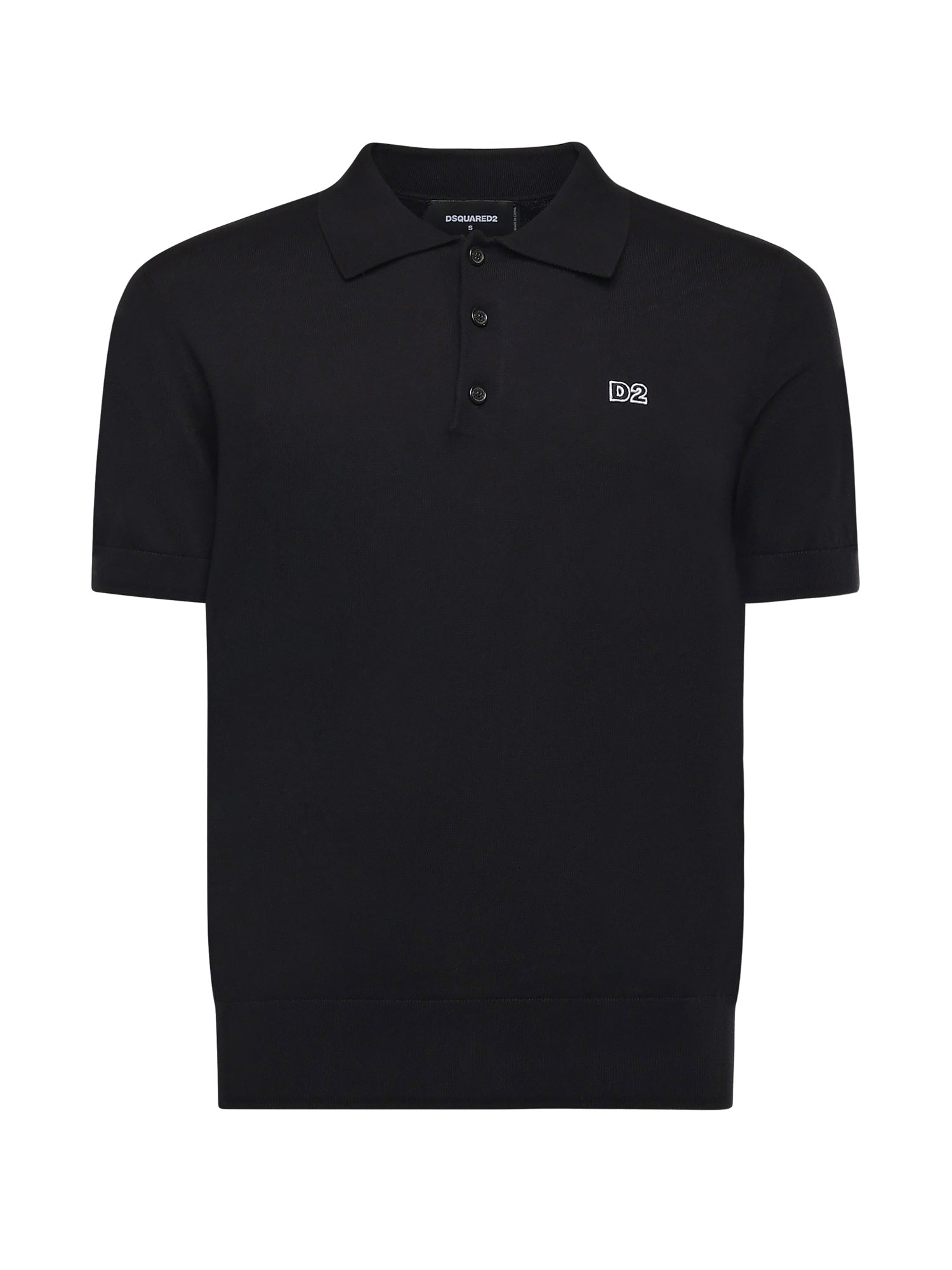 Polo con ricamo logo S74HA1452 D13018900 DSQUARED2 