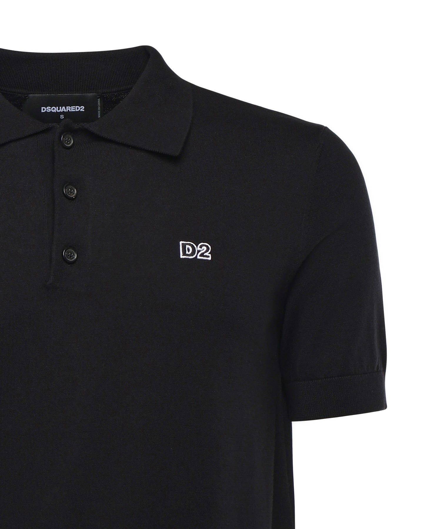 Polo con ricamo logo S74HA1452 D13018900 DSQUARED2 