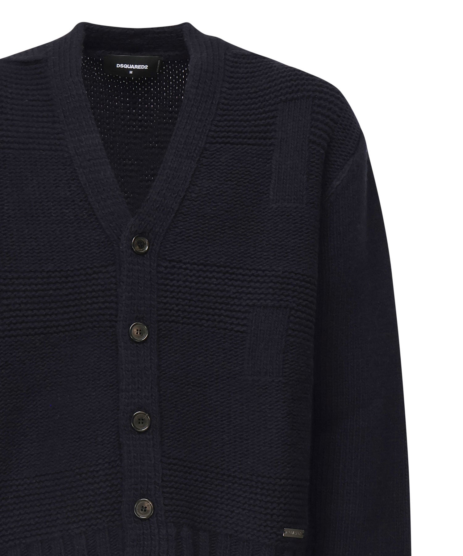 Cardigan in lana S74HA1552 D13142477 DSQUARED2 