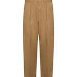 Pantaloni in cotone con pinces S74KB1062 D35264131 DSQUARED2 