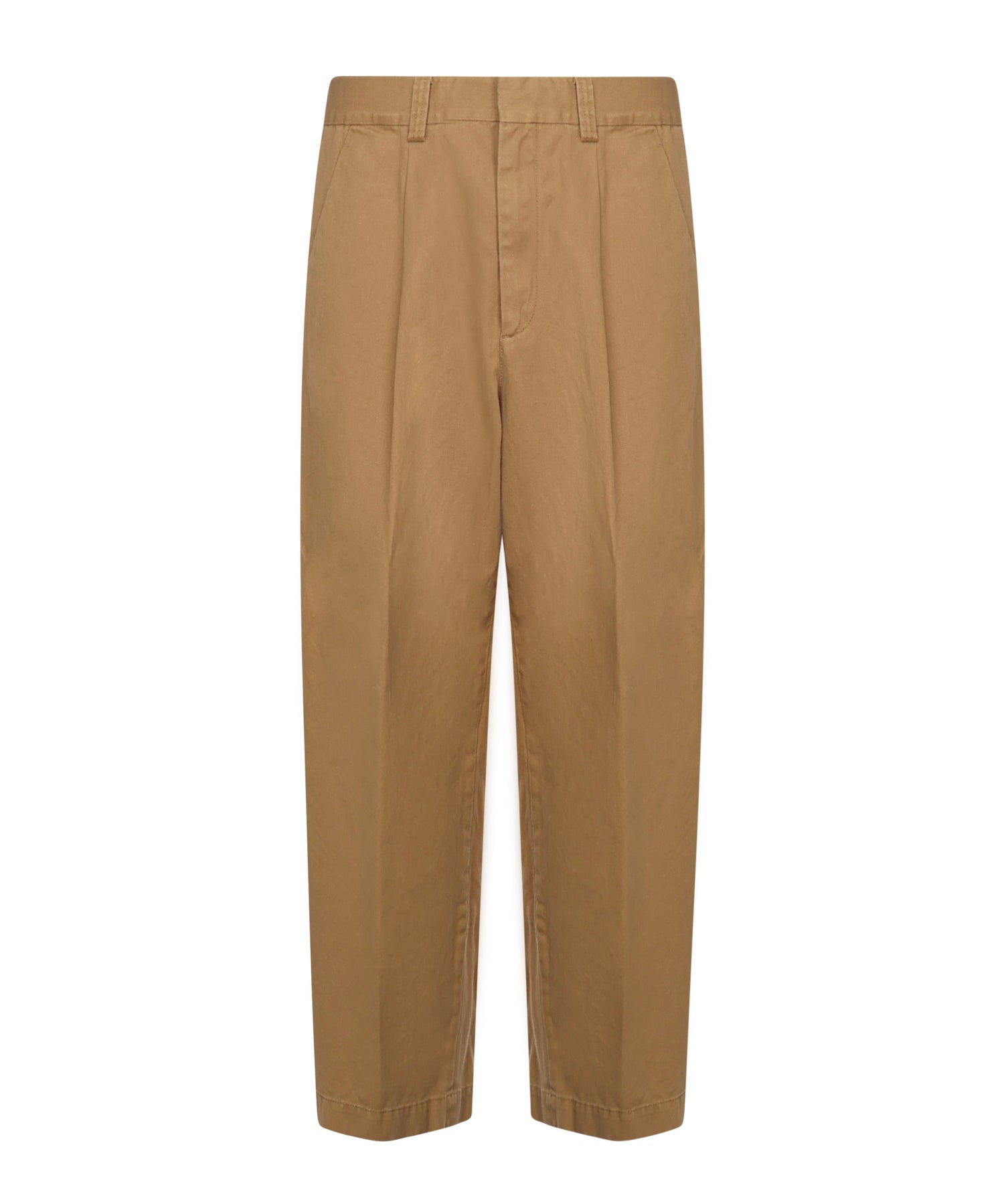 Pantaloni in cotone con pinces S74KB1062 D35264131 DSQUARED2 
