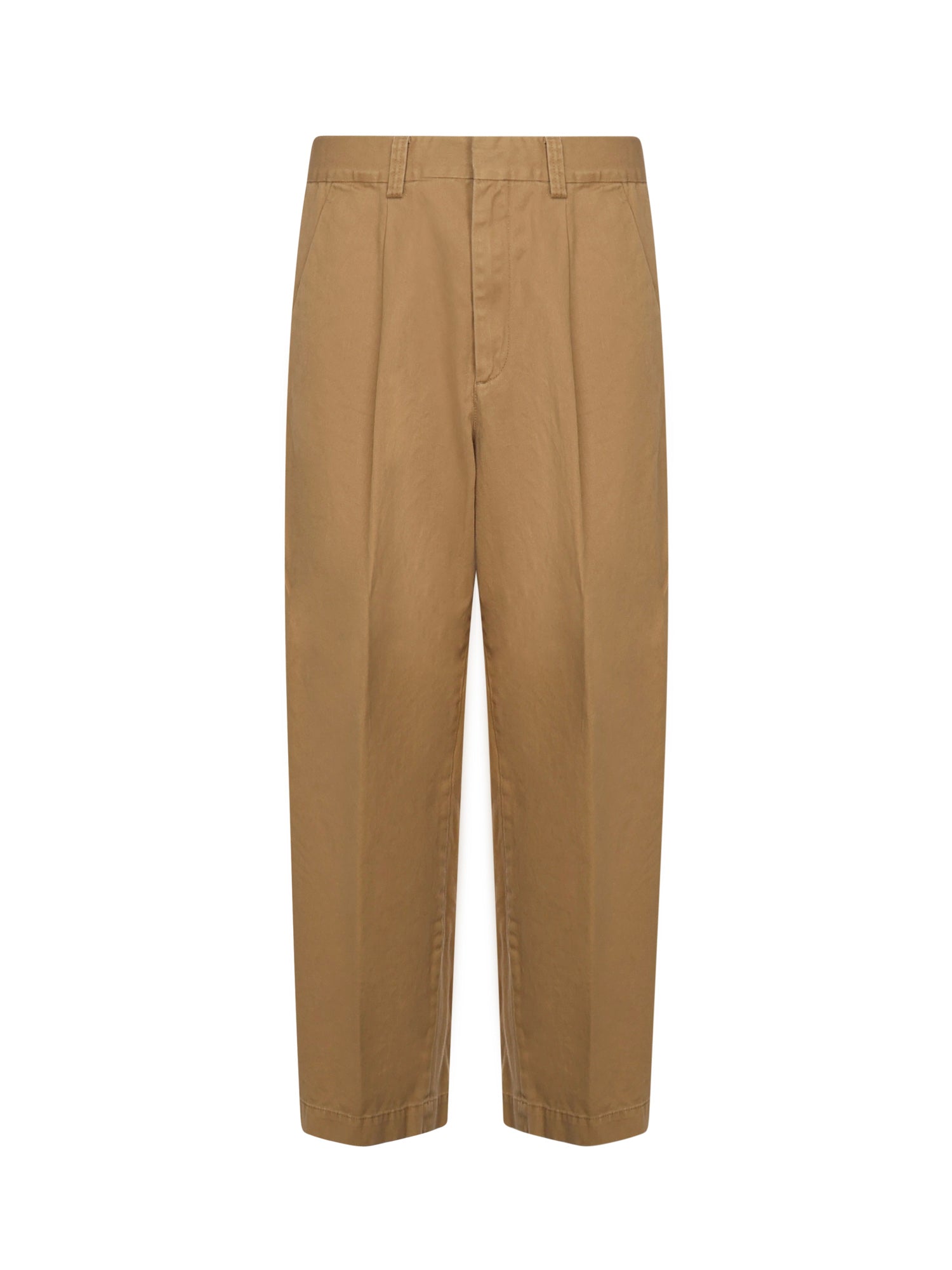 Pantaloni in cotone con pinces S74KB1062 D35264131 DSQUARED2 