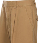 Pantaloni in cotone con pinces S74KB1062 D35264131 DSQUARED2 