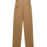 Pantaloni in cotone con pinces S74KB1062 D35264131 DSQUARED2 