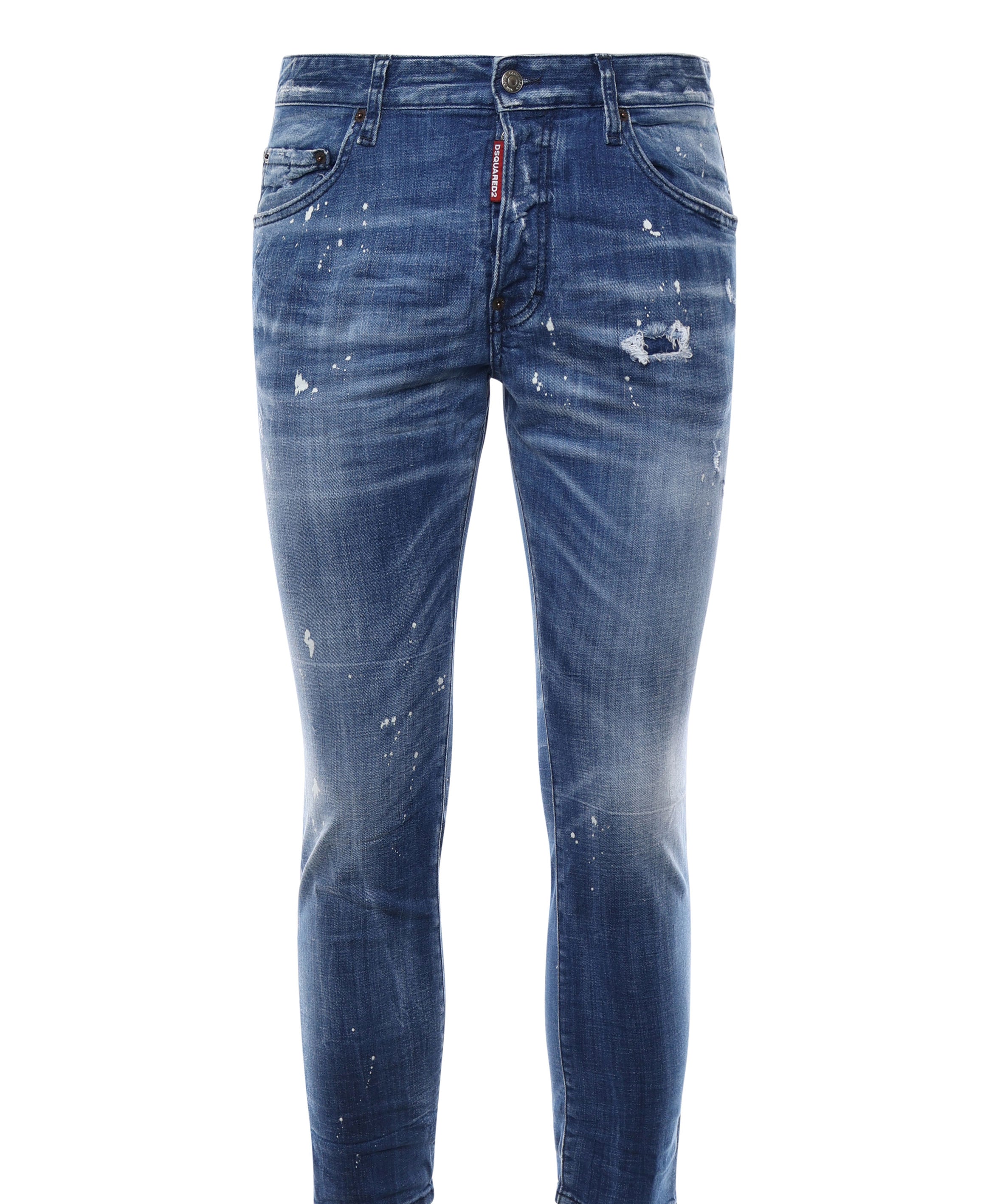 Jeans slim con effetto vissuto S74LB1642 S30342470 DSQUARED2 