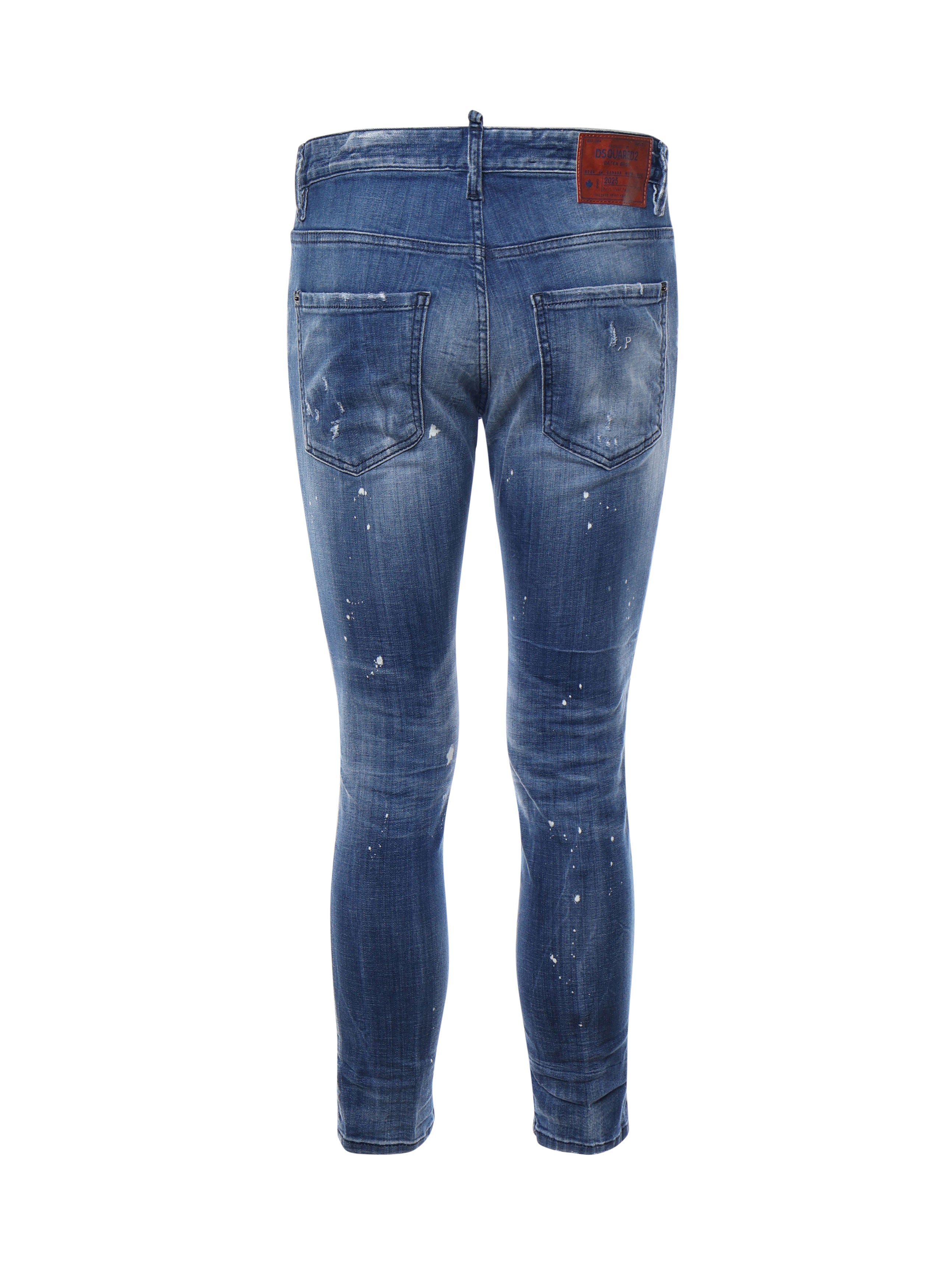 Jeans slim con effetto vissuto S74LB1642 S30342470 DSQUARED2 