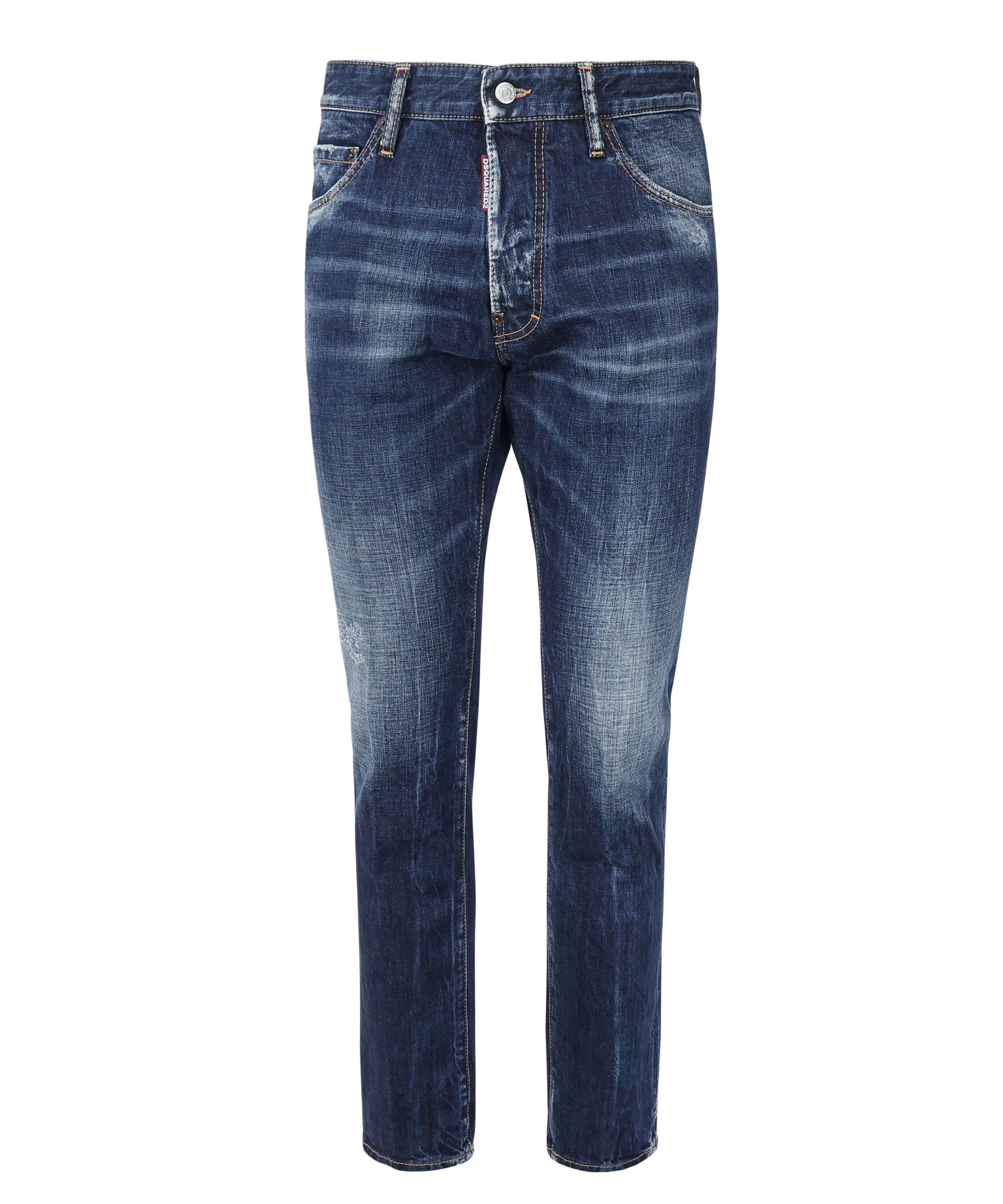 Jeans con baffatura<BR/><BR/> S74LB1677 S30309470 DSQUARED2 