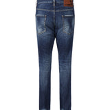 Jeans con baffatura<BR/><BR/> S74LB1677 S30309470 DSQUARED2 