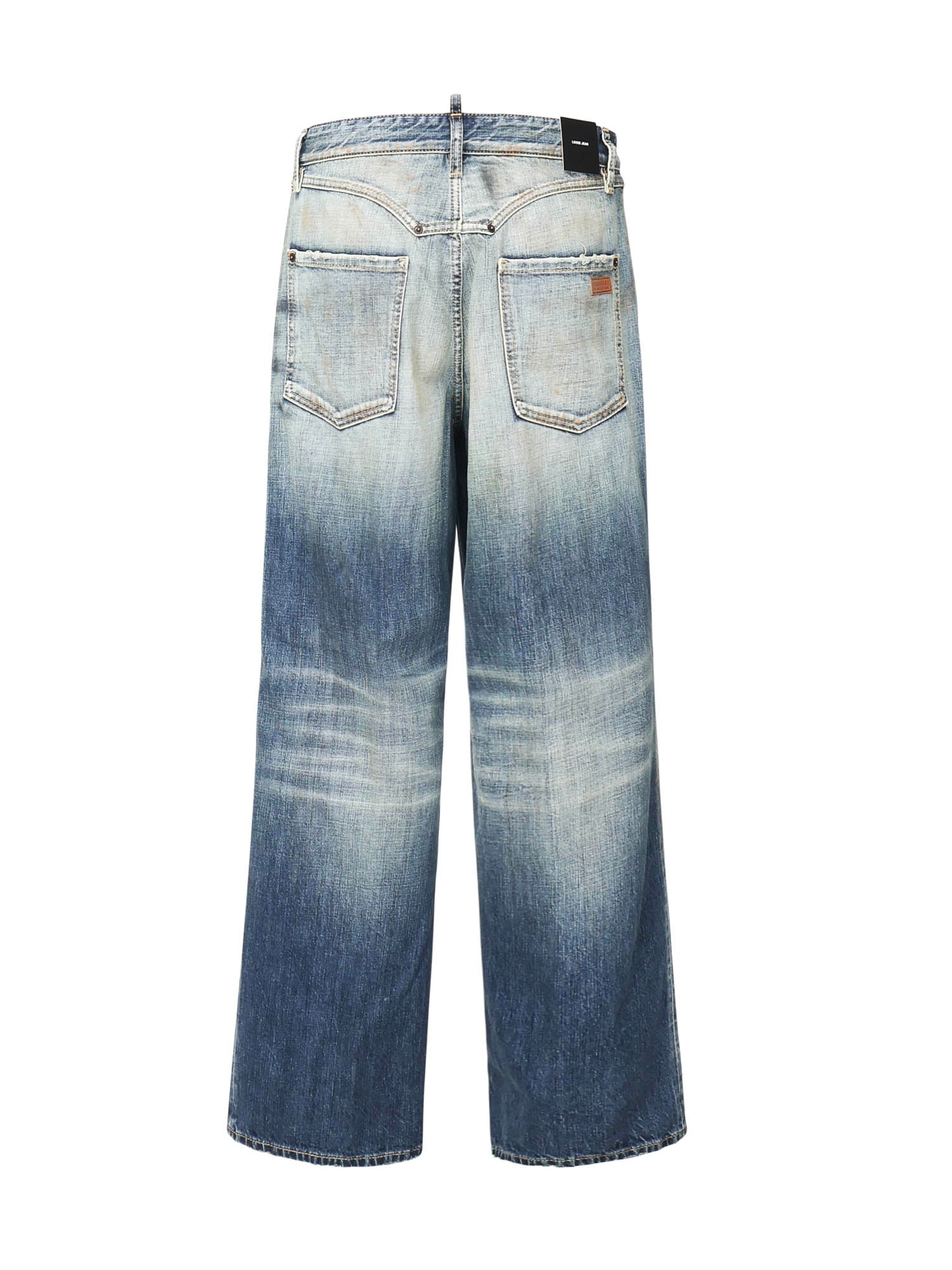 Jeans distressed con logo S74LB1759 D30011470 DSQUARED2 